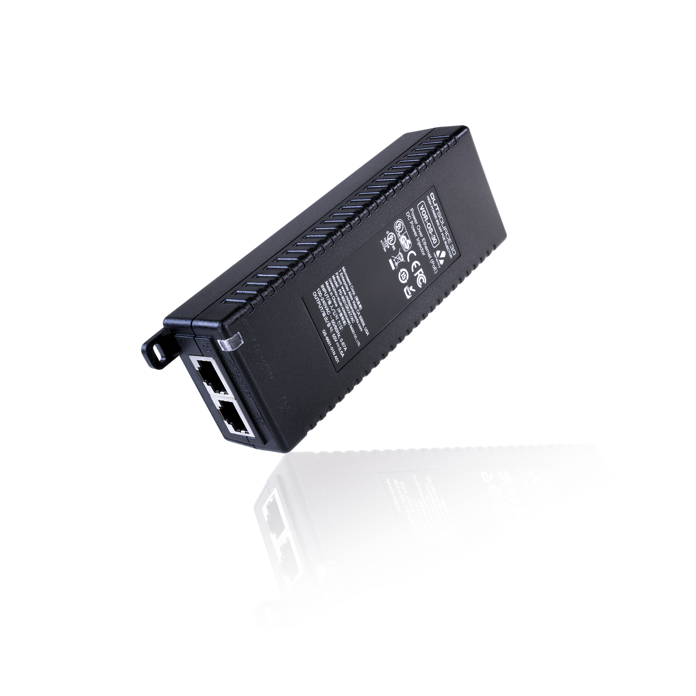 Veracity OUTSOURCE 30, 30W POE Injector with UK Power Cable
