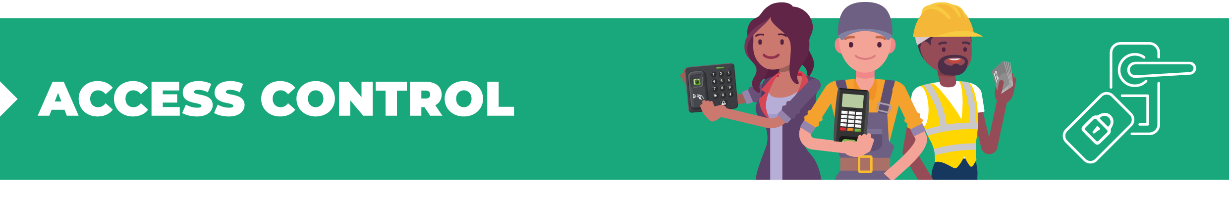 Access control category banner