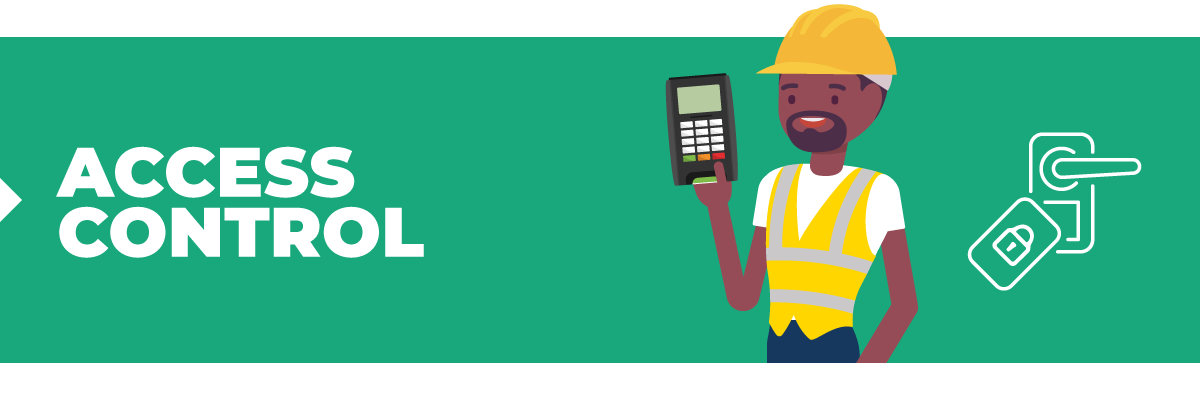 Access control category banner
