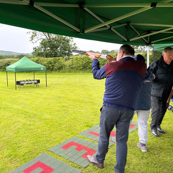 Clay pigeon shooting Norfest 2024