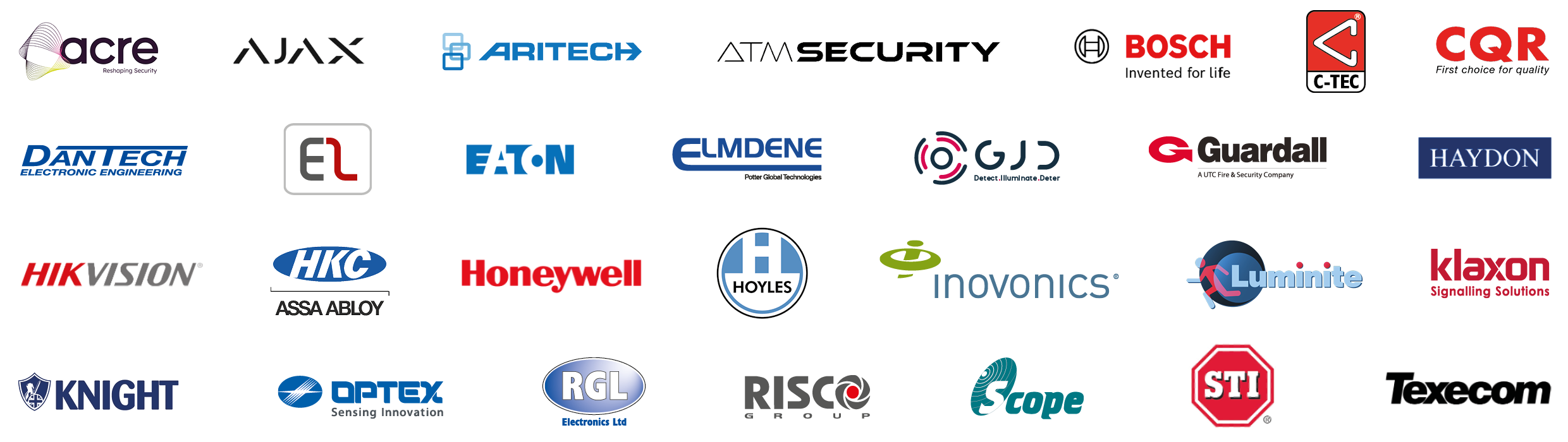 Intruder brands we sell