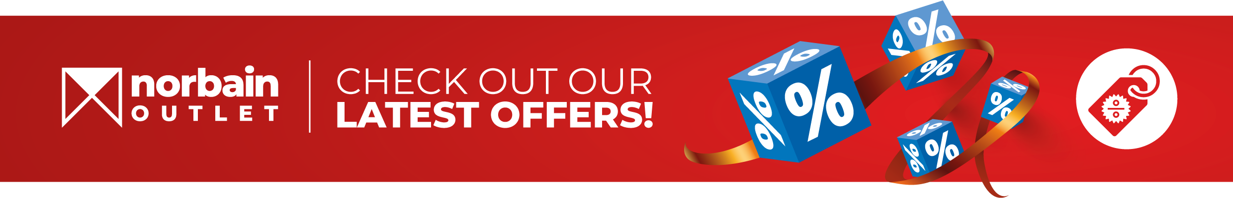 Norbain Outlet Banner - Save on our latest offers