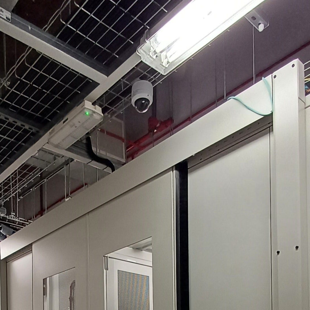 Vista CCTV dome in situ