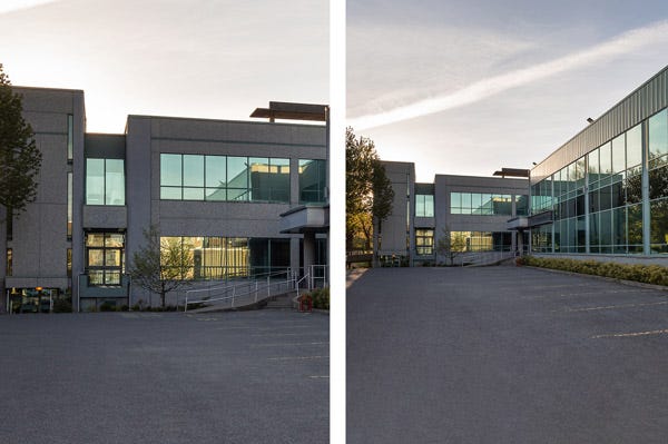 Two images showing fixed ad varifocal cameras