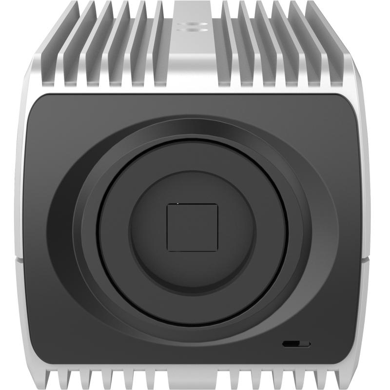 Hikvision iDS-2CD7046G2-AP 4MP DeepinView box camera body, front view showing CS lens mount